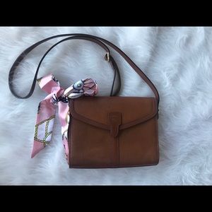 Vintage Burberry Leather Crossbody Burberrys